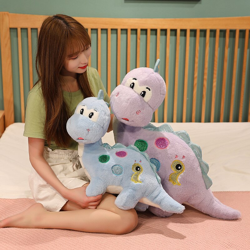 1pc 30/40/55cm Cartoon Soft Dinosaur Plush Toys Lovely Colorful Dragon Dolls Stuffed Animal Pillow Kawaii Gift for Girls Baby
