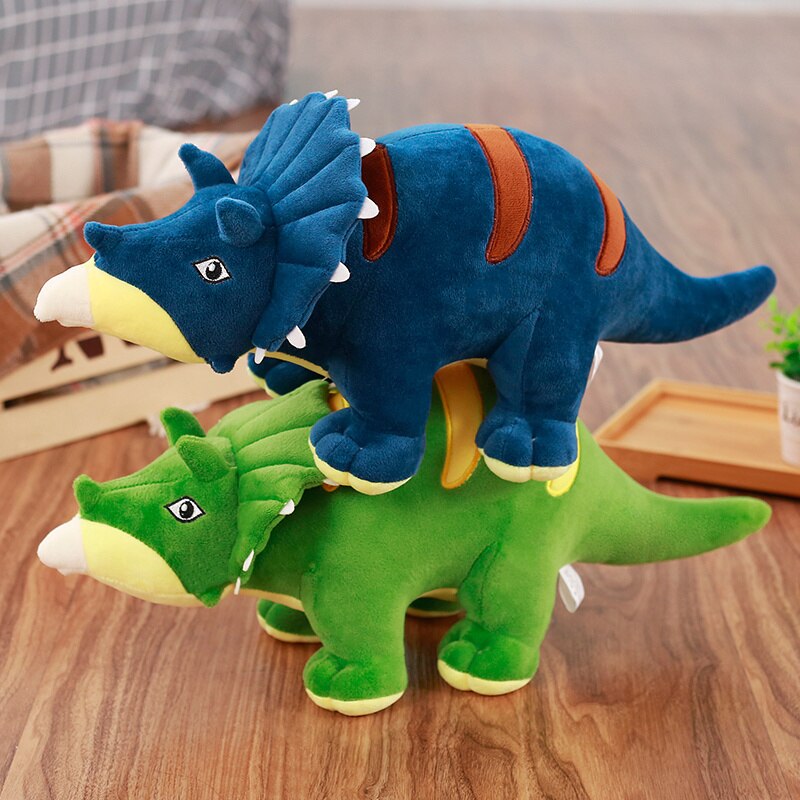 1pc 50/75cm Creative Plush Soft Triceratops Stegosaurus Plush Toy Dinosaur Doll Stuffed Toy Kids Dinosaurs Toy Birthday Gifts