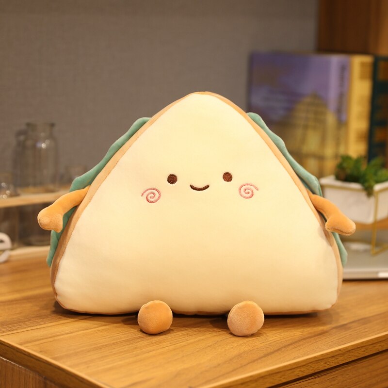 1pc 30/40CM Simulation Sandwich Pillow Plush Toys kawaii Stuffed Soft Cake Sofa Cushion Dolls Creative Toys for Children Baby