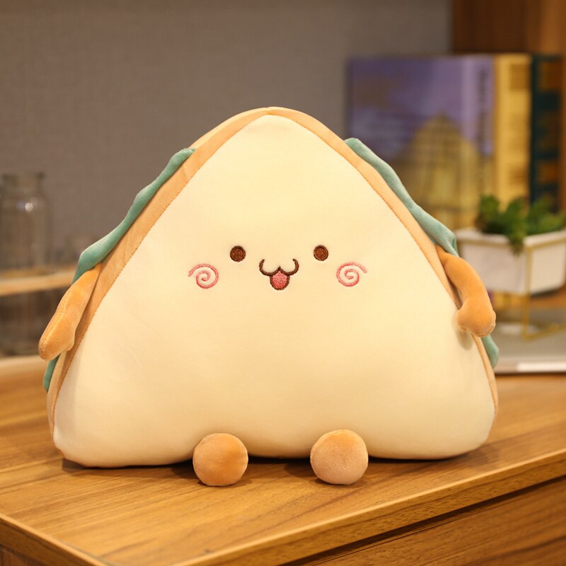 1pc 30/40CM Simulation Sandwich Pillow Plush Toys kawaii Stuffed Soft Cake Sofa Cushion Dolls Creative Toys for Children Baby