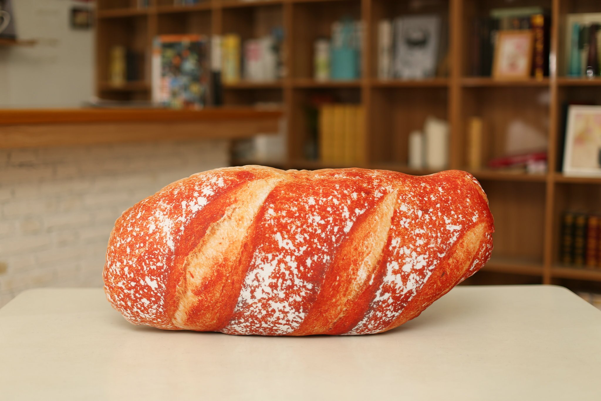 20-60cm Simulation 3D Bread Pillow Butter Sesame Cakes Sofa Pillows Stuffed Soft Food Doll Toy for Kids Room Gift Decoatives