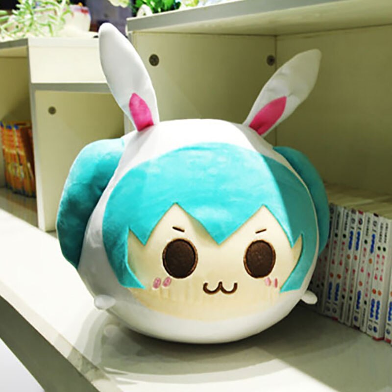 34cm Anime Miku Rabbit Hatsune Soft Stuffed Plush Toy  -  World of plushies