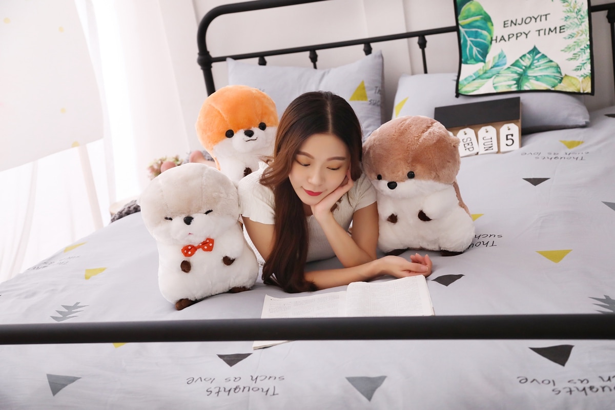 1pc 30/40cm Cute Otter Plush Toys Kawaii Animal Sea Otter Plush Pillow Stuffed Soft Pillow Toys for Children Birthday Gift