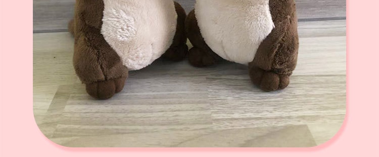 Eurasian Animal Standing Cute 20cm River Otter Plush Toys Real Life Otter Toy For Kids Gifts Plush Toy Mini Size