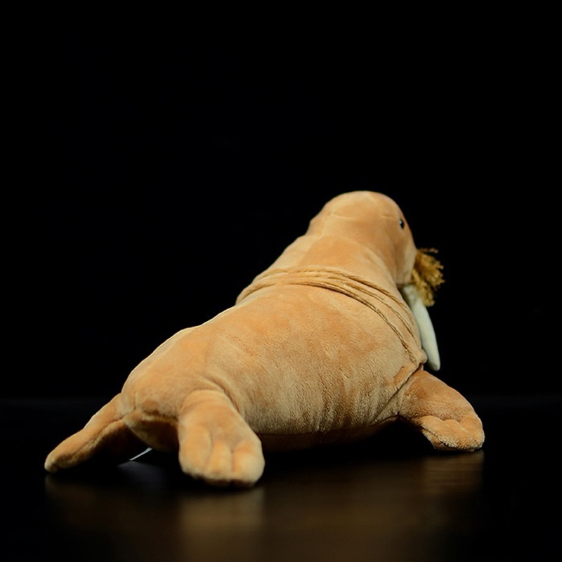 30cm Long Real Life Huggable Walrus Stuffed Toys Soft Sea Animals Walruses Plush Toy For Kids Birthday Gifts
