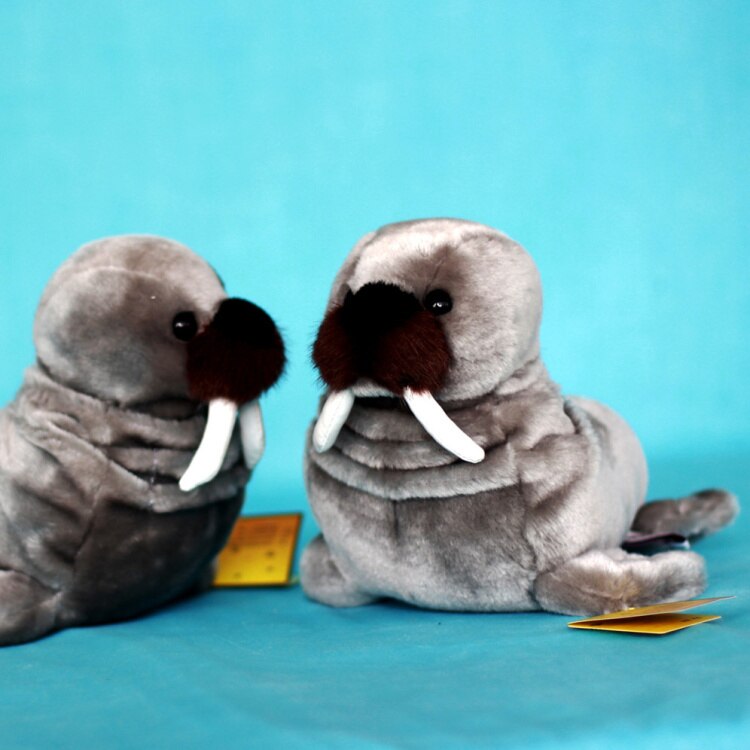 new lovely plush gray walrus toy high quality walrus doll about 35cm