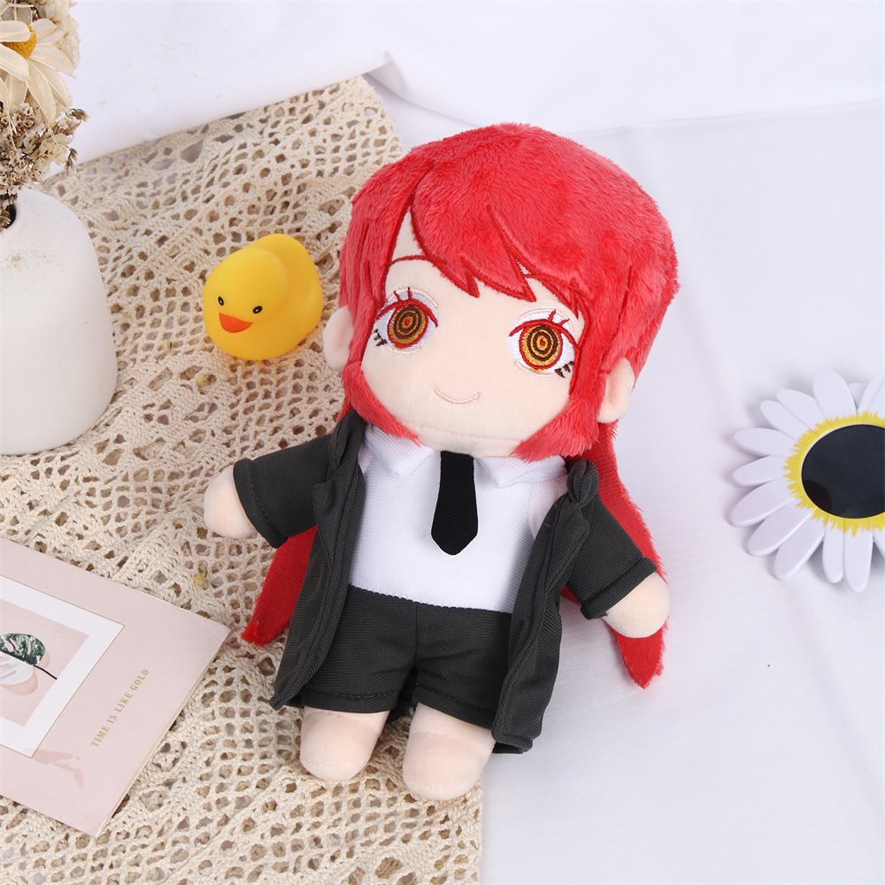 Chainsaw Man Makima Plushies Toys Doll DIY Makima Stuffed Toys with Dressable Clothes Exquisite Gifts Size 20cm