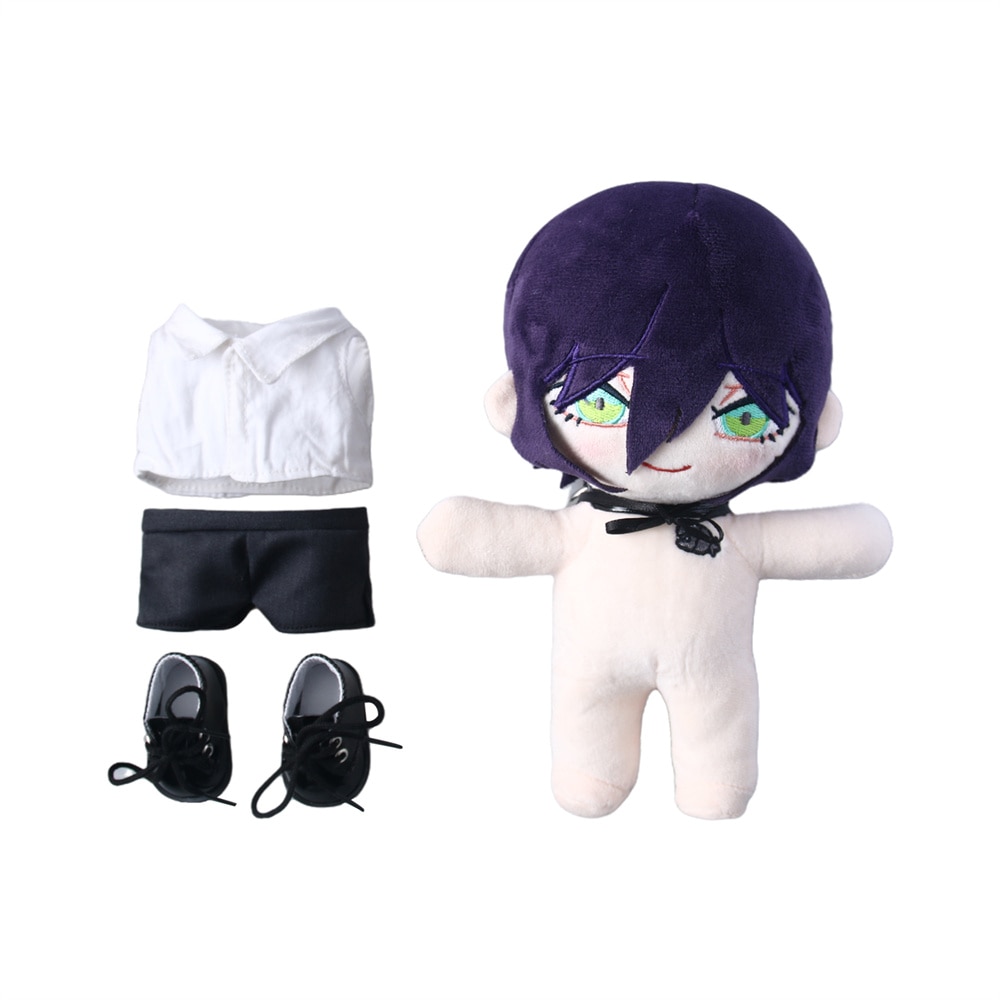 Reze Power Hayakawa Aki Plush Toys Doll Chainsaw Man Stuffed Toys DIY Dressable Clothes Shoes Exquisite Gifts Size 20cm