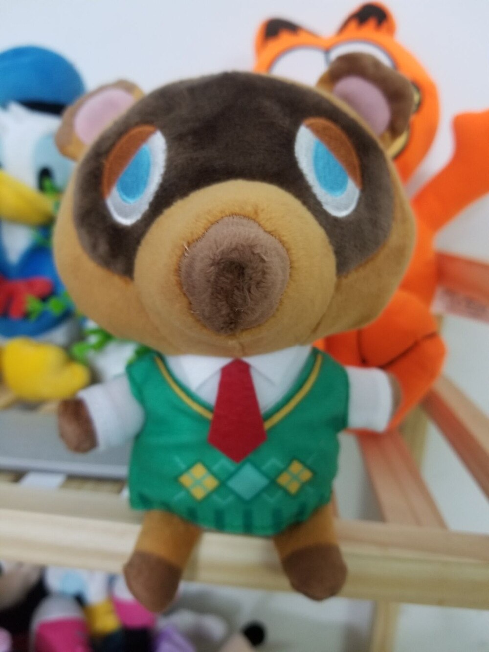 Animal Crossing Tom Nook Plush Toy Raccoon Stuffed Doll Little Buddy