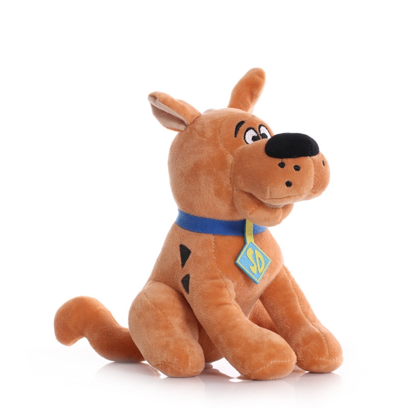 15/22cm Anime Movie Scooby Dog Plush Toy Keychain Cartoon Peluche Doo Dog Stuffed Pendant Animal Doll for Kids Birthday Gifts