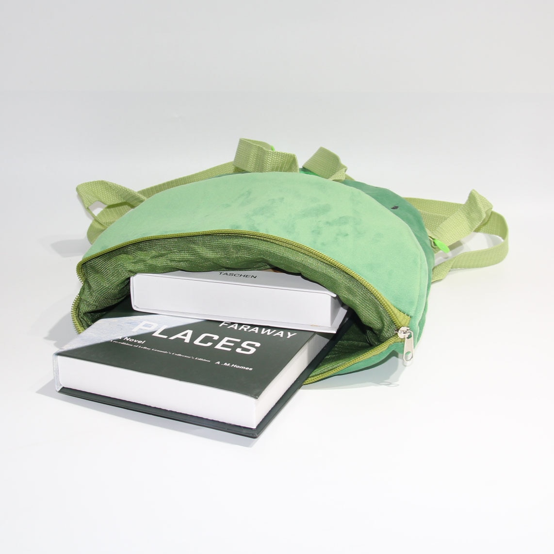 Cartoon Ricked Morties Figure Plush School Bag Green Cucumber Children's Backpack Funny Pickled Cucumber Student Bag 45cm