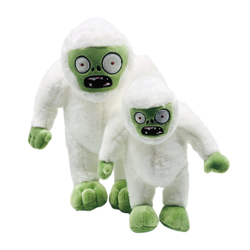 1pcs 30-35cm Plants vs Zombies Plush Toys Doll PVZ ZOMBIE YETI Plush Soft Stuffed Toys for Children Kids Christmas Gifts