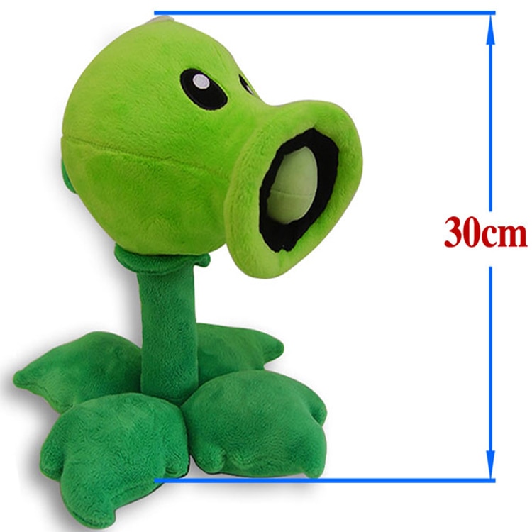 1pcs 30cm Plants vs Zombies Plush Toys PVZ Pea Shooter Sunflower Squash Soft Stuffed Toy Doll for Children Kids Gifts