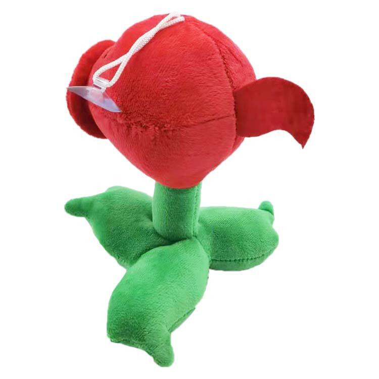 1pcs 17cm PVZ Plants vs Zombies Fire Peashooter Plush Stuffed Toys Doll Soft Game Toy Gifts for Kids Children