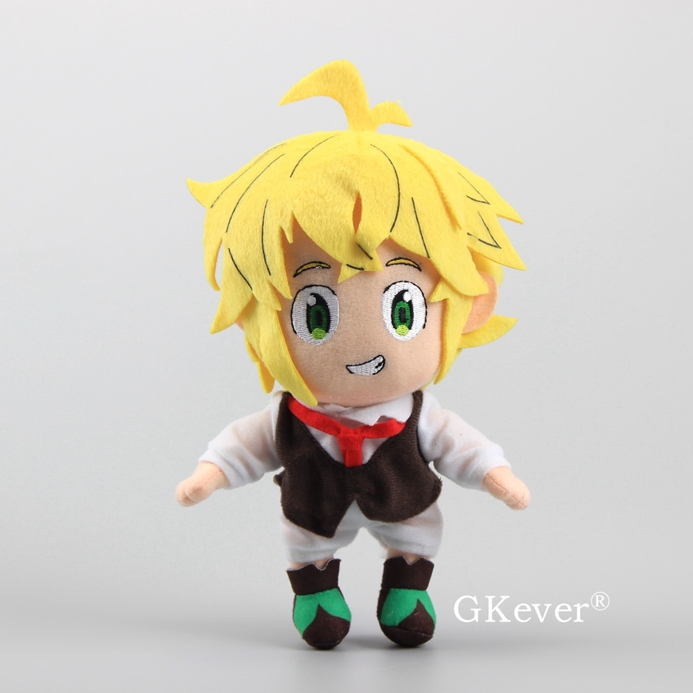 23 CM The Seven Deadly Sins Meliodas Plush Toys Cartoon Anime Doll Children Baby Christmas Birthday Gift Home Car Sofa Decor