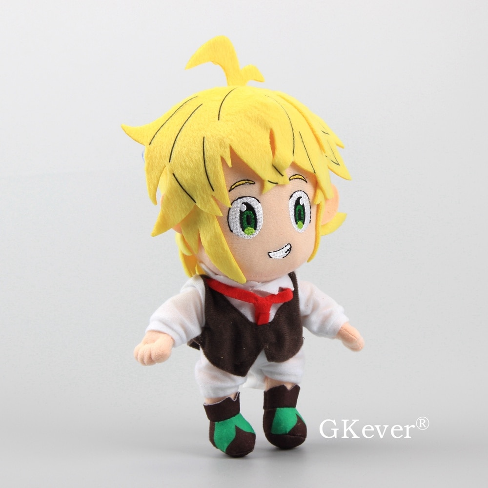 23 CM The Seven Deadly Sins Meliodas Plush Toys Cartoon Anime Doll Children Baby Christmas Birthday Gift Home Car Sofa Decor