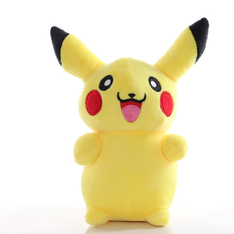 1pcs 20cm Pokemon Pikachu Plush Toys Doll Soft Stuffed Toys Pikachu Anime Dolls Birthday Christmas Gifts for Kids