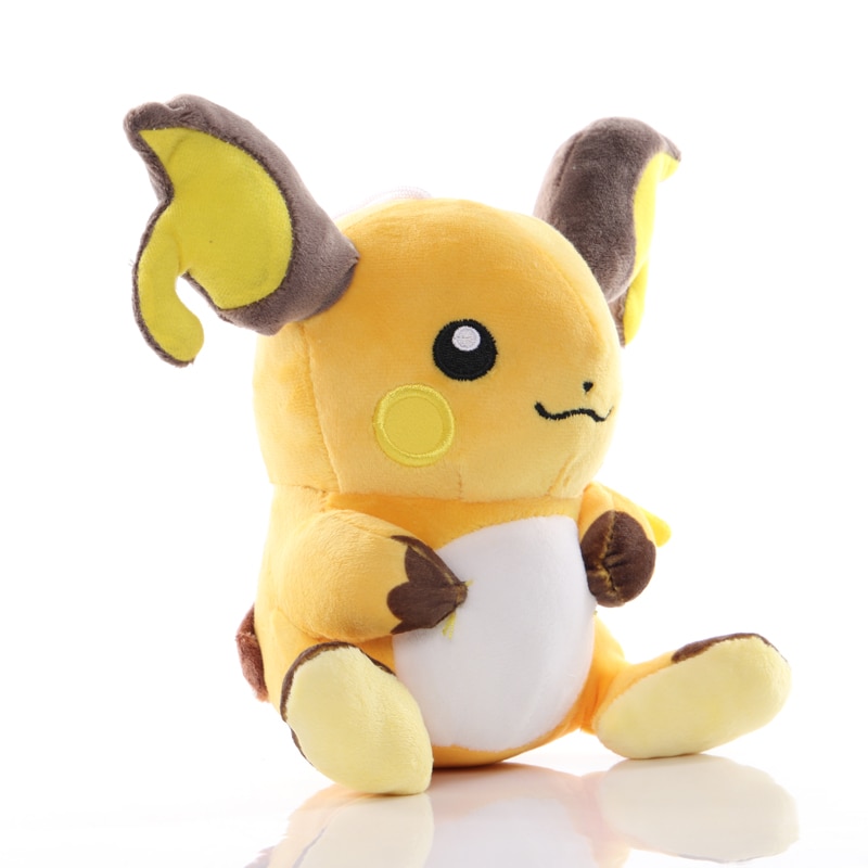 5pcs/lot 20cm Pokemon Raichu Plush Toys Dolls Anime Cute Raichu Plush Toys Doll Soft Stuffed Anime Plush Toys Children Gifts