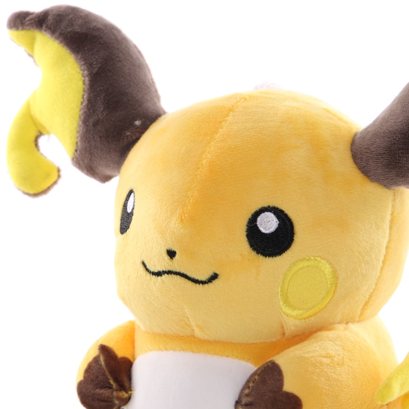 5pcs/lot 20cm Pokemon Raichu Plush Toys Dolls Anime Cute Raichu Plush Toys Doll Soft Stuffed Anime Plush Toys Children Gifts