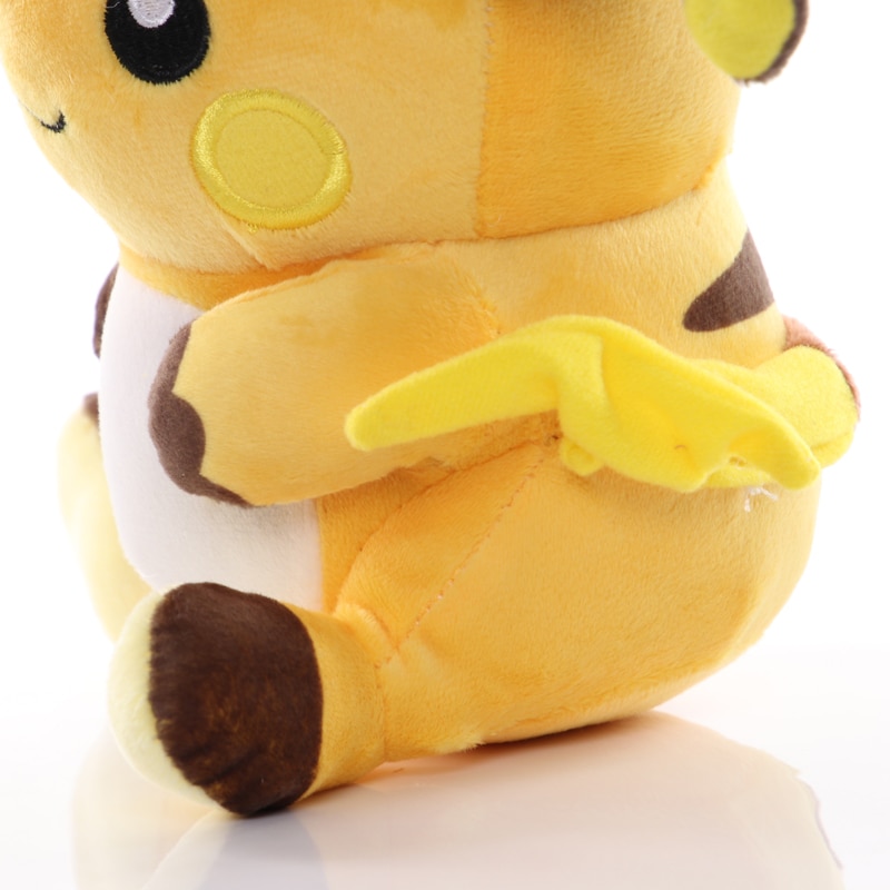 5pcs/lot 20cm Pokemon Raichu Plush Toys Dolls Anime Cute Raichu Plush Toys Doll Soft Stuffed Anime Plush Toys Children Gifts