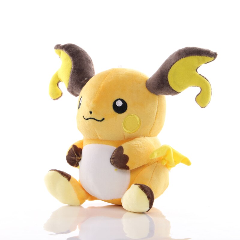 1pcs 20cm Cute Raichu Plush Toys Dolls Anime Raichu Plush Toys Doll Soft Stuffed Anime Plush Toys Children Gifts