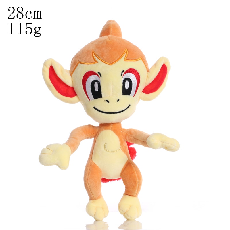 5pcs/lot Kawaii Chimchar Plush Toys Doll 28cm Chimchar Plush Pendant Soft Stuffed Toys for Children Kids Birthday Christmas Gift