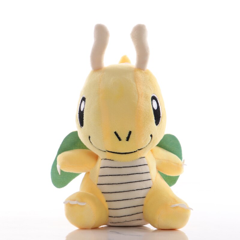 5pcs/lot 20cm Pokemon Dragonite Plush Toy Doll Anime Cute Dragonite Plush Toys Doll Soft Stuffed Anime Plush Toys Children Gifts