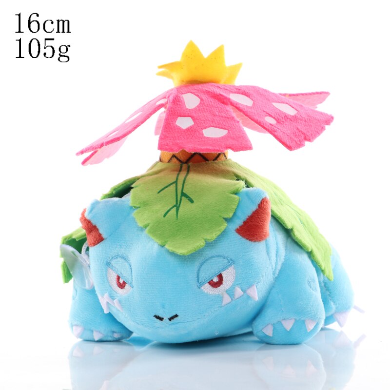 1pcs 16cm Cute Venusaur Plush Toys Dolls Anime Venusaur Plush Toys Doll Soft Stuffed Anime Plush Toys Children Gifts