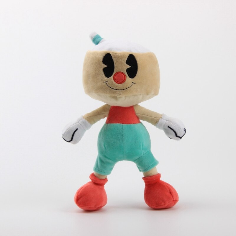 1pcs 25cm Game Cuphead Plush Toy Dolls Cuphead Puphead Plush Soft Stuffed Anime Christmas Gifts for Kids