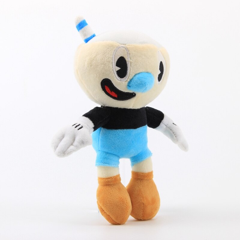 1pcs 23cm Game Cuphead Plush Toy Dolls Cuphead Mugman Plush Soft Stuffed Anime Christmas Gifts for Kids