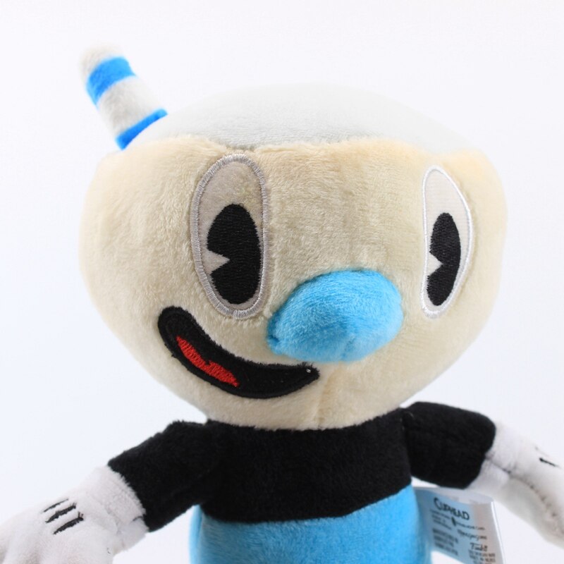 1pcs 23cm Game Cuphead Plush Toy Dolls Cuphead Mugman Plush Soft Stuffed Anime Christmas Gifts for Kids