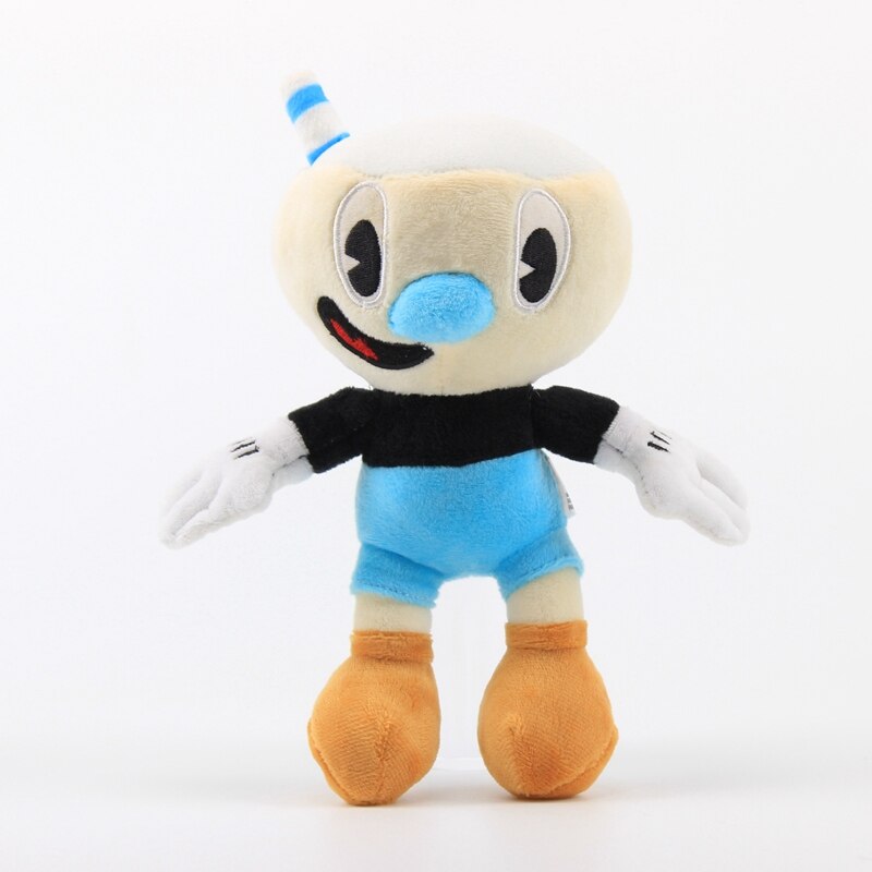 1pcs 23cm Game Cuphead Plush Toy Dolls Cuphead Mugman Plush Soft Stuffed Anime Christmas Gifts for Kids