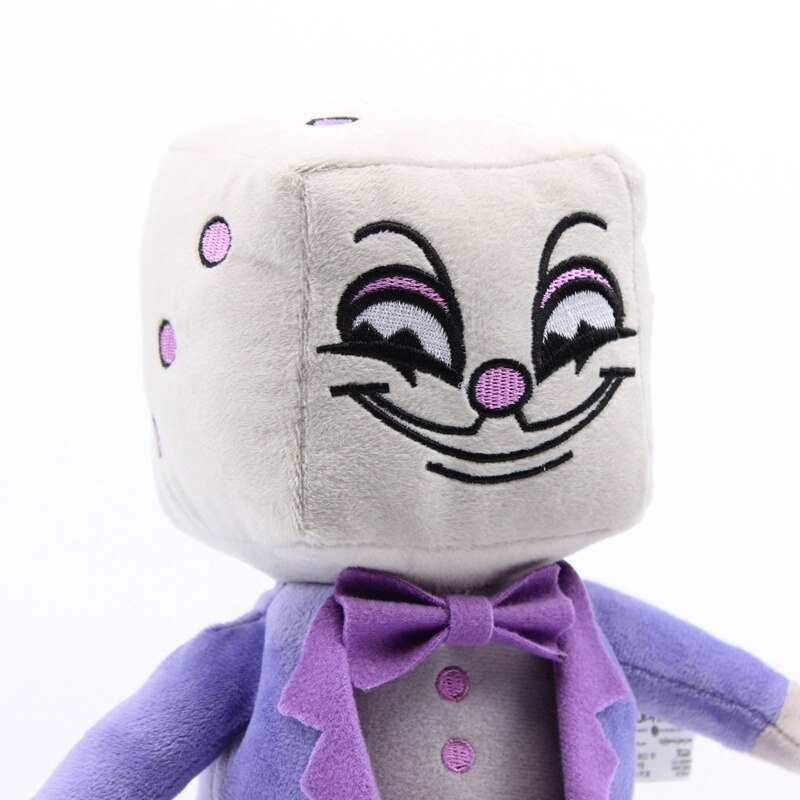 1pcs 28cm Game Cuphead Plush Toy Dolls Cuphead King Dice Plush Soft Stuffed Anime Christmas Gifts for Kids