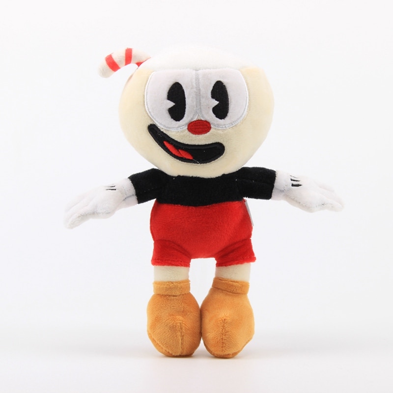 1pcs 23cm Game Cuphead Plush Toy Dolls Cuphead Plush Soft Stuffed Anime Christmas Gifts for Kids