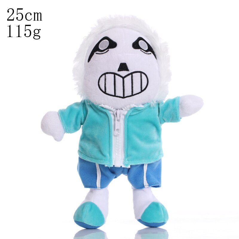 1pcs 25cm New Undertale Plush Toys Doll Undertale Sans Plush Soft Stuffed Toys for Children Christmas Gifts