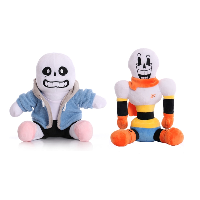 2pcs/lot New 20-30cm Undertale Sans Papyrus Ootopus Music Alphys Plush Toy Doll Soft Stuffed Toys for Children Kids Gifts