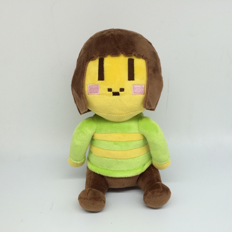 1pcs Undertale Plush Toys 20cm Undertale Chara & Frisk Plush Doll Toy Soft Stuffed Toys for Children Kids Christmas Gifts