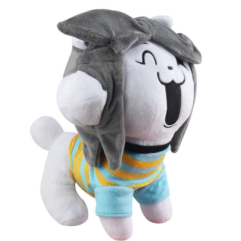 26cm Undertale Temmie Plush Toys Undertale Sans Dog Temmie Plush Doll Toy Soft Stuffed Animals Toys for Children Kids Xmas Gift