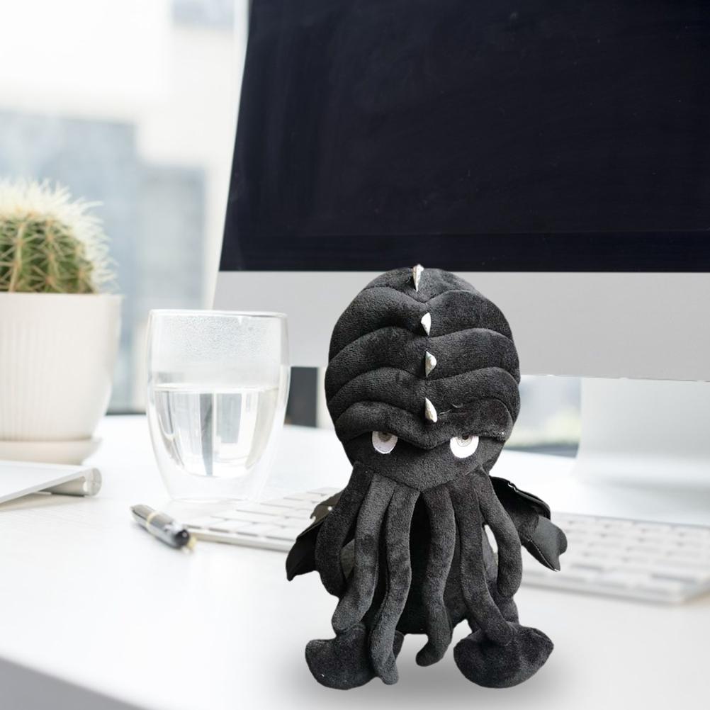 Cartoon Cthulhu Plush Toy Krampus Anubis Behemoth Hydra Devil Doll Plush Rabbit Black Behemoth Elephant Myth Toys Black Doll