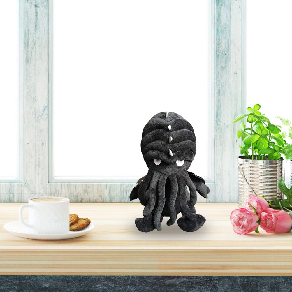 Cartoon Cthulhu Plush Toy Krampus Anubis Behemoth Hydra Devil Doll Plush Rabbit Black Behemoth Elephant Myth Toys Black Doll