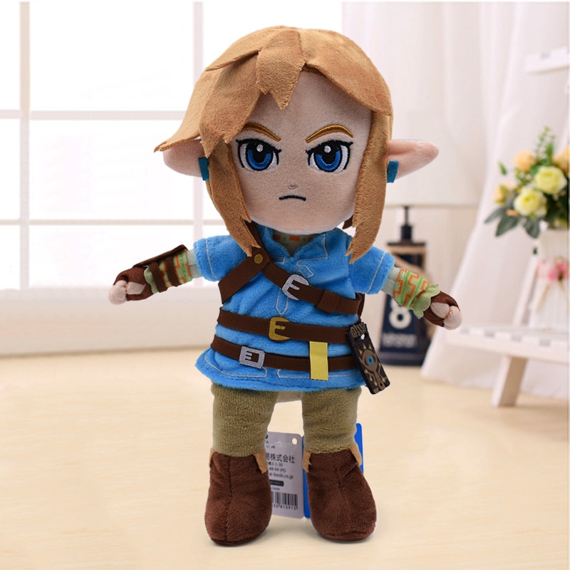 New Arrival 27cm Zelda Plush Toys Cartoon Link Boy With Sword Soft Stuffed Doll for Kids Best Gift