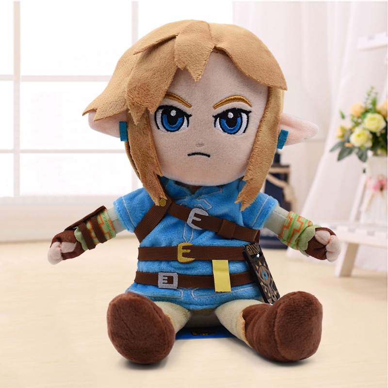 New Arrival 27cm Zelda Plush Toys Cartoon Link Boy With Sword Soft Stuffed Doll for Kids Best Gift