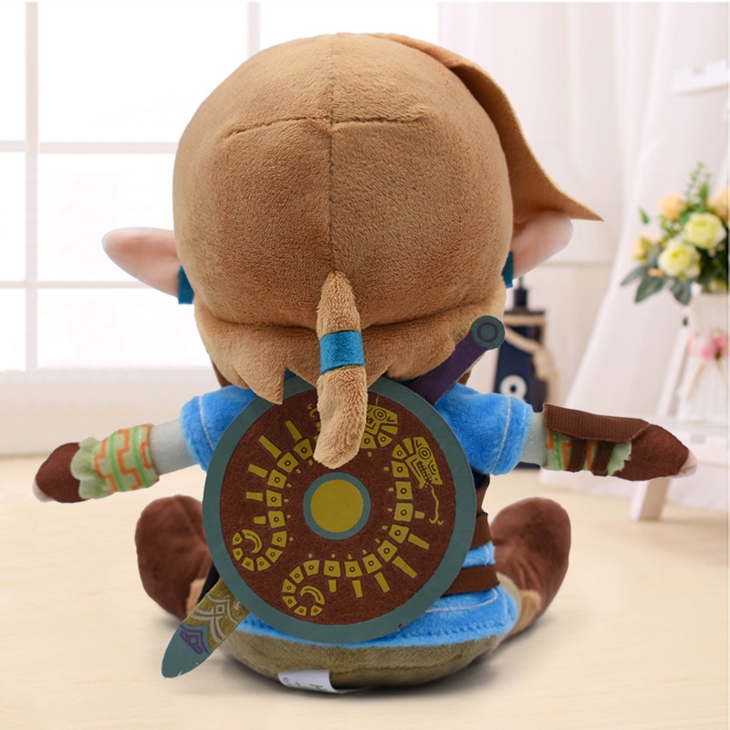 New Arrival 27cm Zelda Plush Toys Cartoon Link Boy With Sword Soft Stuffed Doll for Kids Best Gift