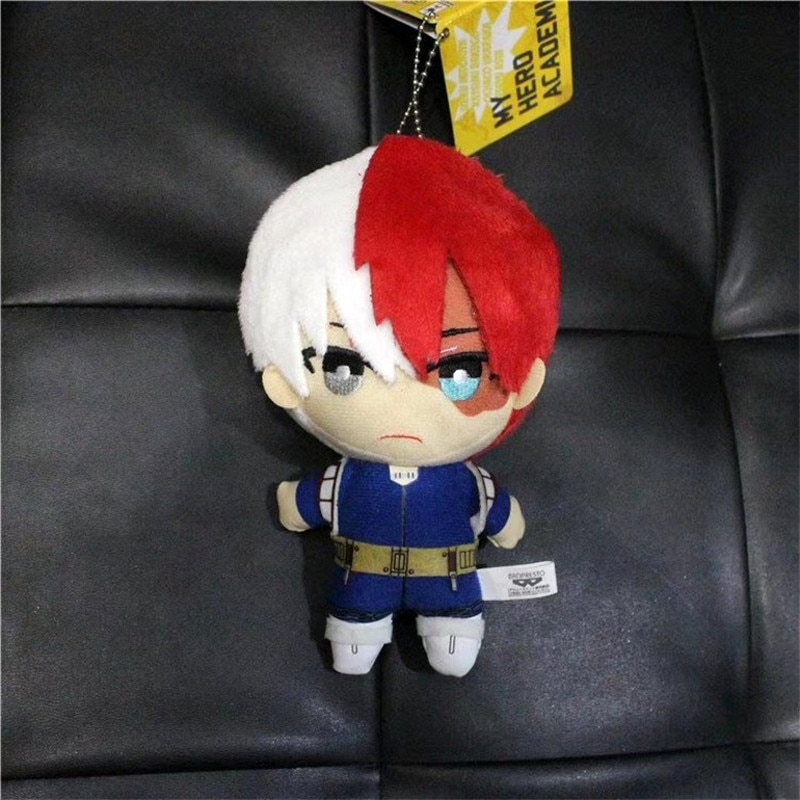 15CM Anime My Hero Academia Izuku Midoriya Katsuki Bakugou Shouto Todoroki Plush pendant toy Soft Stuffed dolls Gift