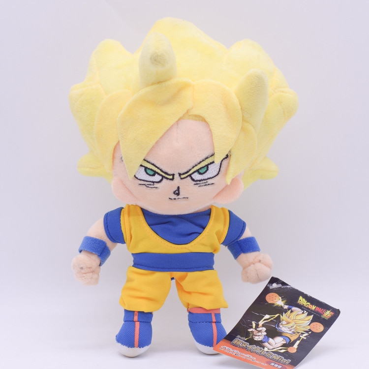 Dragon Ball Stuffed Plush Toy Super Saiyan Son Goku Piccolo Son Goten Majin Buu Vegeta IV Anime Figures Plushie Doll Toys Gifts