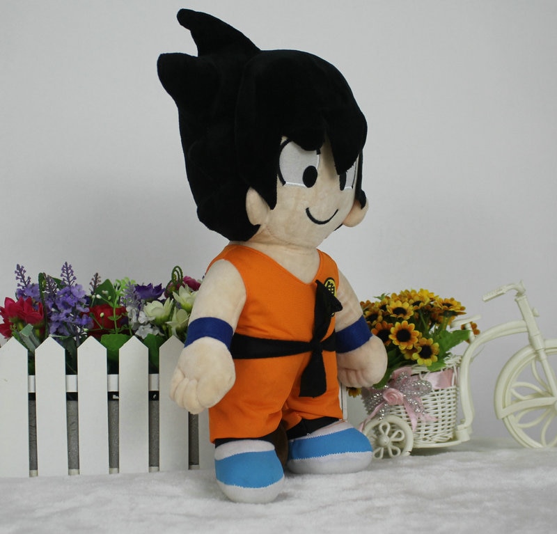 Dragon Ball Son Goku Cartoon plush doll Anime Figure Collectible pet toys elf dolls kawaii birthday gifts 30cm
