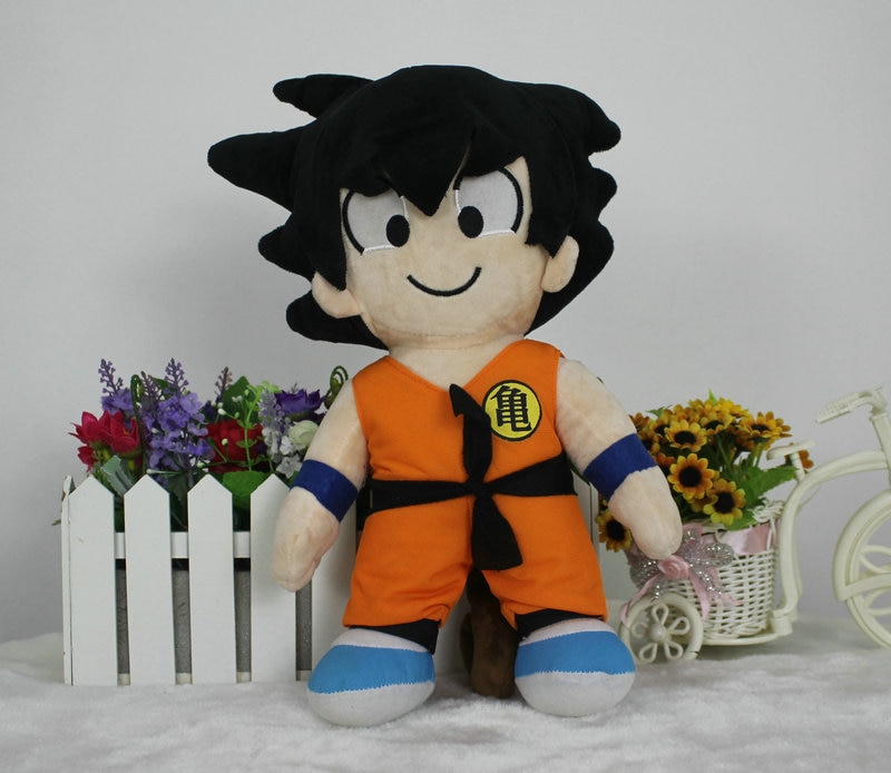 Dragon Ball Son Goku Cartoon plush doll Anime Figure Collectible pet toys elf dolls kawaii birthday gifts 30cm