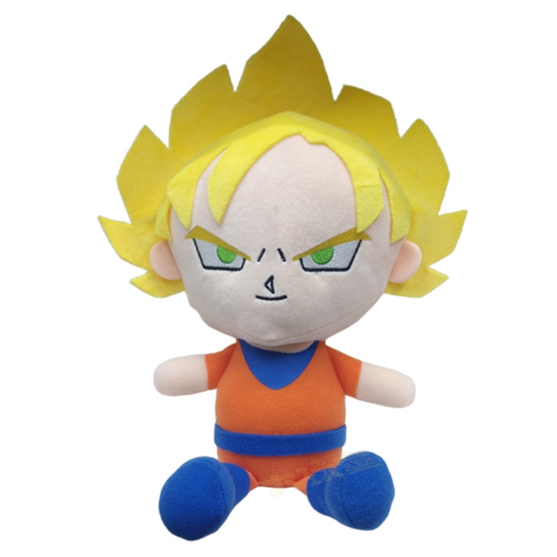 30CM Dragon Ball Plush Toy Son Goku Son Gohan Vegeta Piccolo Super Saiyan Soft Stuffed Plush Doll Kids Holiday Christmas Gift