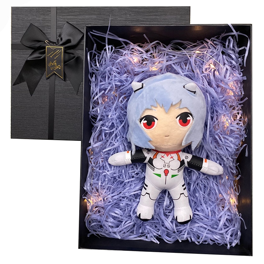 Cute Rei Ayanami Plush Toy Doll Kawaii Anime 20cm Ray Stuffed Plushie Figure Christmas Birthday Gift for Kids 2021 New