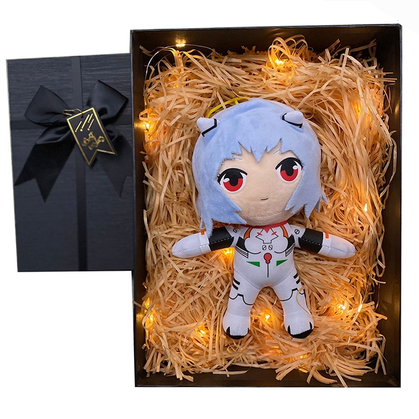 Cute Rei Ayanami Plush Toy Doll Kawaii Anime 20cm Ray Stuffed Plushie Figure Christmas Birthday Gift for Kids 2021 New